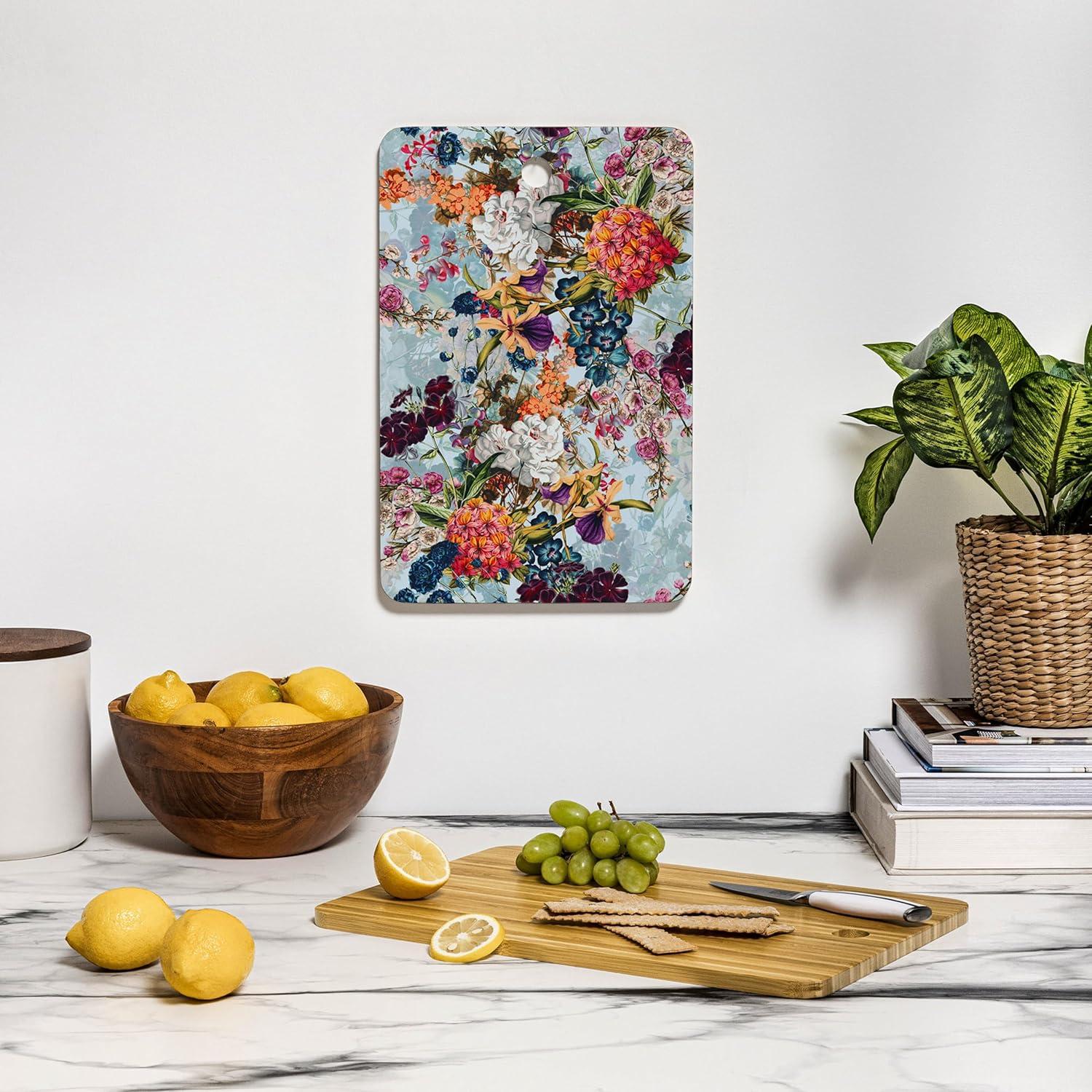 imageSSociety6 Bamboo Cutting Board Kitchen Decor by Burcu Korkmazyurek Unique Cutting Boards for Kitchen 16 x 105 x 05 Summer Botanical Garden IXSummer Botanical Garden VIII
