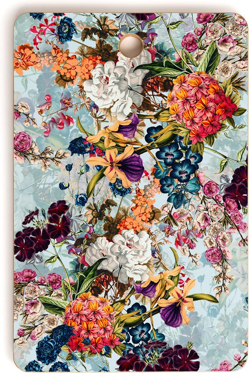 imageSSociety6 Bamboo Cutting Board Kitchen Decor by Burcu Korkmazyurek Unique Cutting Boards for Kitchen 16 x 105 x 05 Summer Botanical Garden IXSummer Botanical Garden VIII