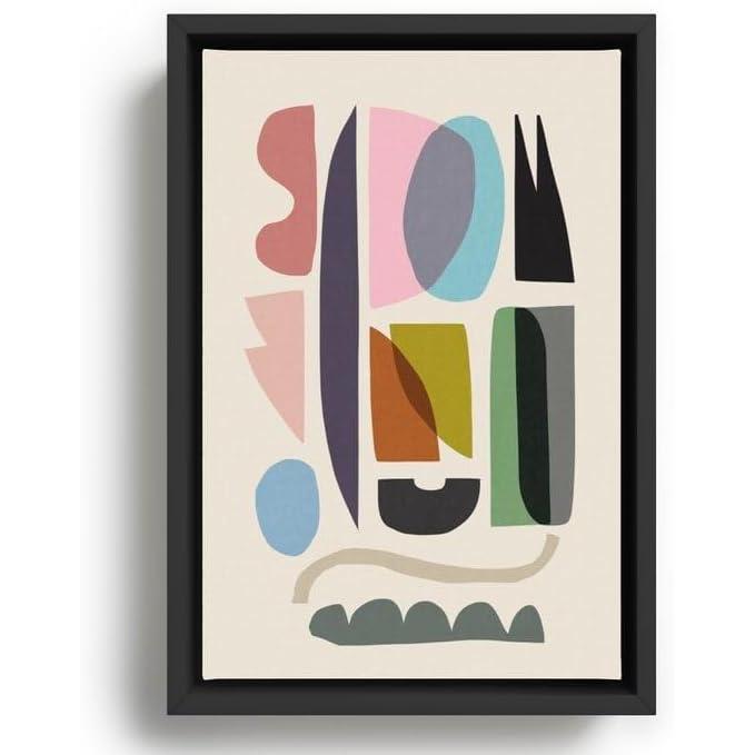 imageSociety6 Nord 5 Canvas Print  Modern Wall Art by Dan Hobday Art  Framed Canvas GalleryQuality Canvas with FadeResistant Ink 8 X 12 BlackBlack