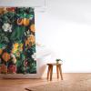 Society6 Shower Curtain – Bathroom Decor by Burcu Korkmazyurek – Extra Long Fabric Shower Curtains for Bathroom, 71″ x 74″, Floral and Birds III(Fruit and Floral Pattern)