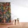 Society6 Shower Curtain – Bathroom Decor by Burcu Korkmazyurek – Extra Long Fabric Shower Curtains for Bathroom, 71″ x 74″, Floral and Birds III(Hera and Zeus Garden)