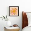 Society6 Sunshine – Retro Ochre Palette Canvas Print – Modern Wall Art by Cat Coquillette – Framed Canvas, Gallery-Quality Canvas with Fade-Resistant Ink, 10 X 10, White(Black)