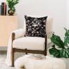 Society6 Throw Pillows with Pillow Insert – Home Decor by Burcu Korkmazyurek – Decorative Accent Pillows for Couch or Bed, 16” x 16”, Summer Botanical Garden VIII(Skull and Floral Pattern)