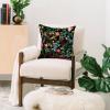 Society6 Throw Pillows with Pillow Insert – Home Decor by Burcu Korkmazyurek – Decorative Accent Pillows for Couch or Bed, 16” x 16”, Summer Botanical Garden VIII(Floral Jungle)