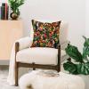Society6 Throw Pillows with Pillow Insert – Home Decor by Burcu Korkmazyurek – Decorative Accent Pillows for Couch or Bed, 16” x 16”, Summer Botanical Garden VIII(Hera and Zeus Garden)