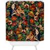 Society6 Shower Curtain – Bathroom Decor by Burcu Korkmazyurek – Extra Long Fabric Shower Curtains for Bathroom, 71″ x 74″, Floral and Birds III(Hera and Zeus Garden)