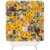 Society6 Shower Curtain – Bathroom Decor by Burcu Korkmazyurek – Extra Long Fabric Shower Curtains for Bathroom, 71″ x 74″, Floral and Birds III(Summer Botanical Garden IX)