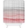 Society6 Shower Curtain – Bathroom Decor by Monika Strigel – Extra Long Fabric Shower Curtains for Bathroom, 71″ x 74″, Within The Tides – Crashing Waves Teal(Within the Tides – Rose to Grey)