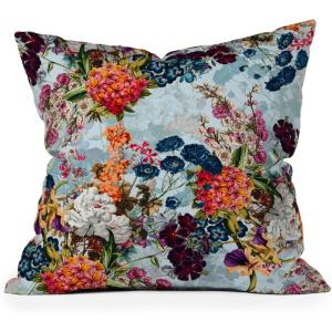 Society6 Throw Pillows with Pillow Insert – Home Decor by Burcu Korkmazyurek – Decorative Accent Pillows for Couch or Bed, 16” x 16”, Summer Botanical Garden VIII(Summer Botanical Garden VIII)