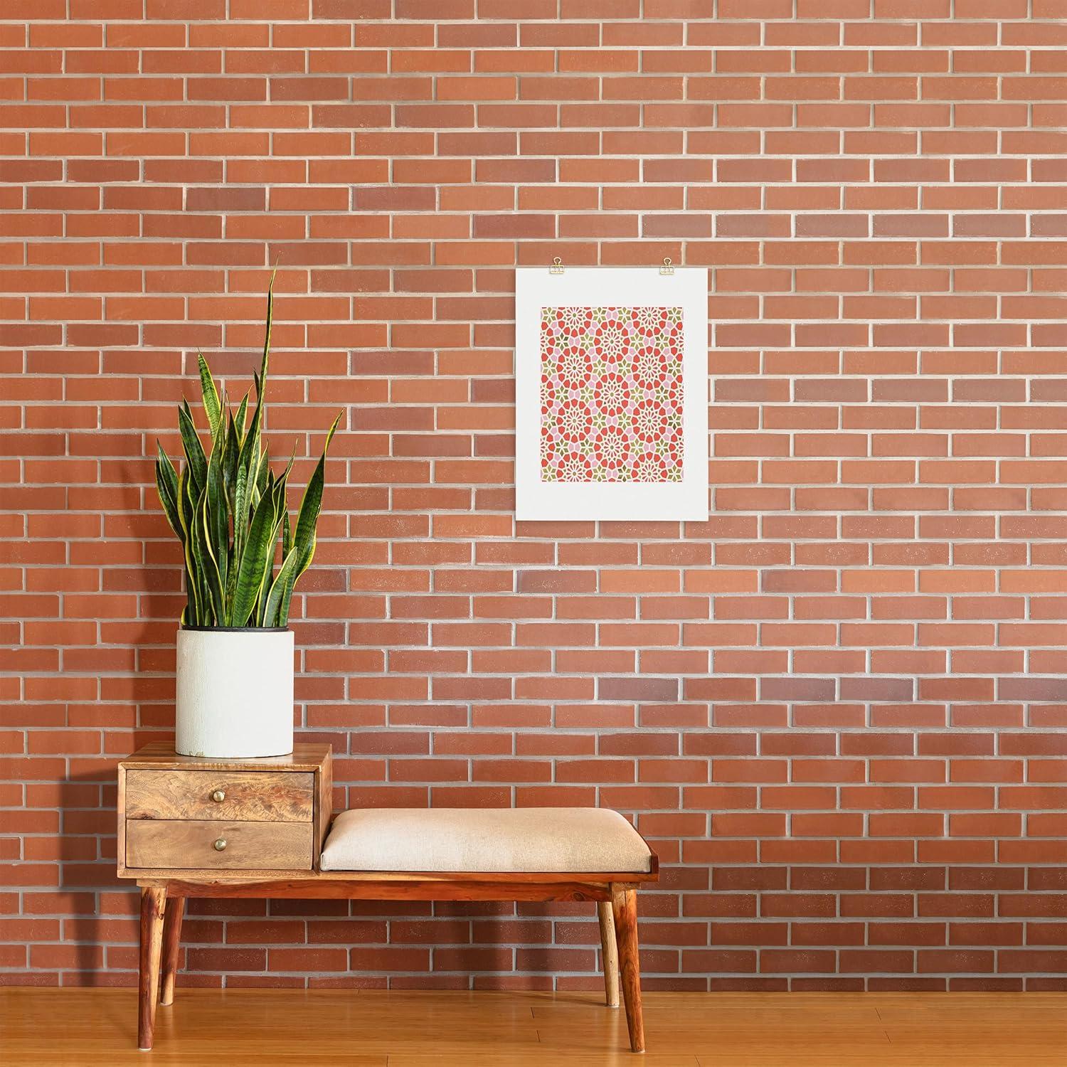 imageSociety6 Herringbone Coral Art Print Wall Decor by Cat Coquillette Custom Trimmed Modern Wall Art Prints for Framing 8 x 10Persian Mosaic Coral