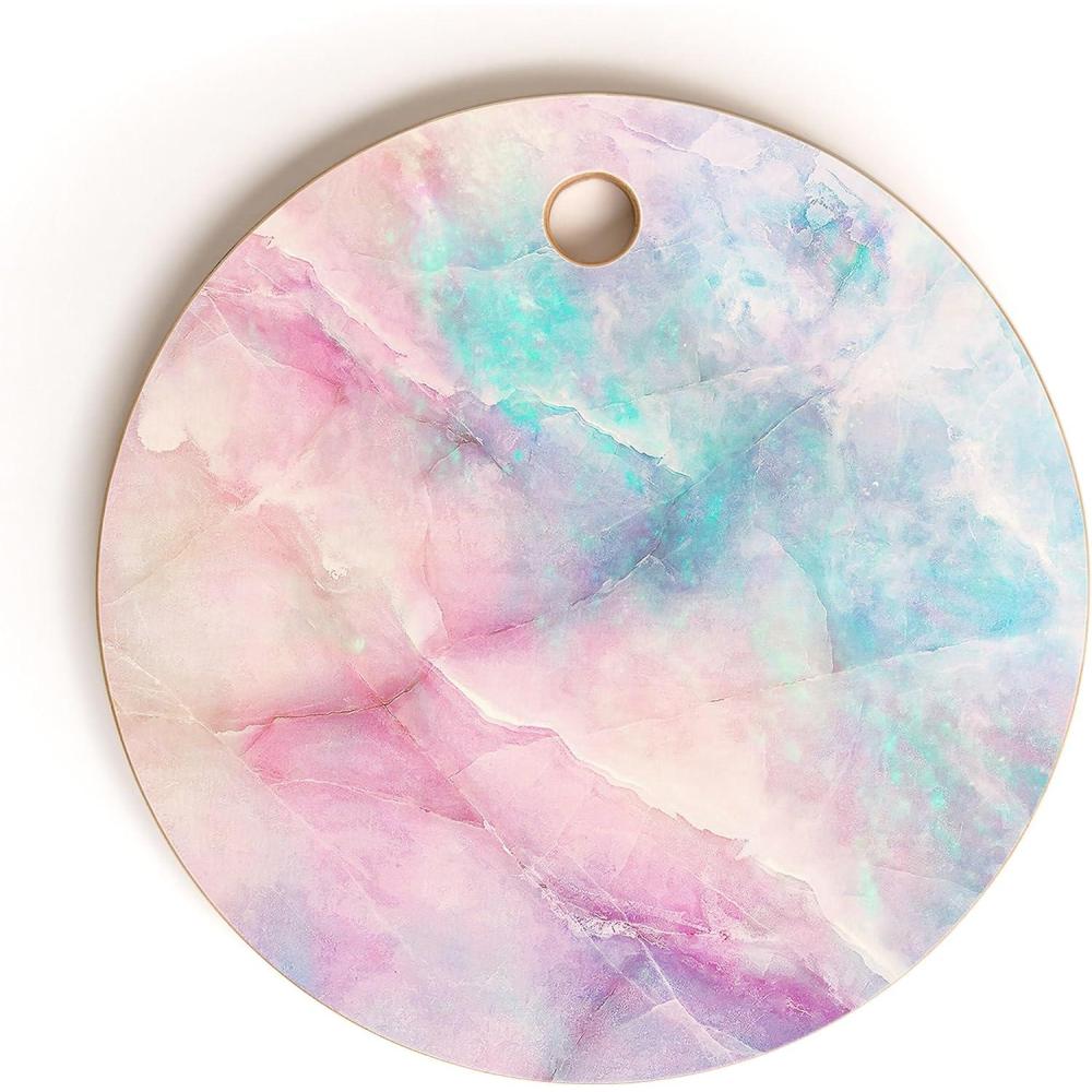 imageSociety6 Bamboo Cutting Board Kitchen Decor by Emanuela Carratoni  Unique Cutting Boards for Kitchen 16 x 105 x 05 Moontime On The BeachIridescent Marble