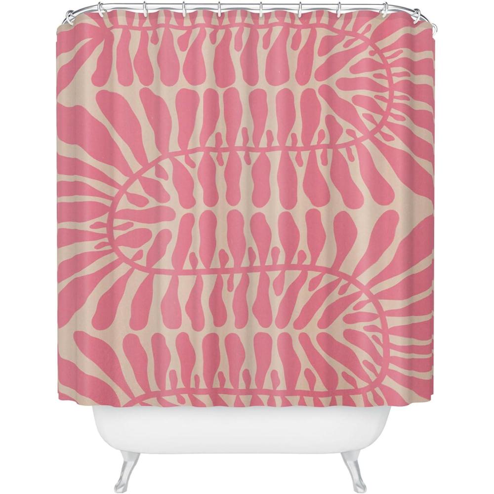 imageSociety6 Shower Curtain  Bathroom Decor by Alisa Galitsyna  Extra Long Fabric Shower Curtains for Bathroom 71 x 74 One Hundred Leaved Plant 9One Hundred Leaved Plant 9