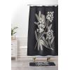 Society6 Bath Mat – Bathroom Decor by Megan Galante – Non-Slip Memory Foam Bathroom Rugs, Soft Microfiber, Machine Washable, 21″ x 34″, Arancia(Boho Botanica Black)