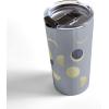 Society6 Emanuela Carratoni 70s Floral Theme Travel Mug, 20oz, 70s Floral Theme(Moons Time)