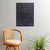 Society6 Emanuela Carratoni Boho Chevron Poster, 18×24(Heart Constellation)