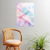 Society6 Emanuela Carratoni Boho Chevron Poster, 18×24(Iridescent Marble)