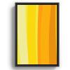 Society6 Ombre Yellow Organic Stripes Canvas Print – Modern Wall Art by Apricot – Framed Canvas, Gallery-Quality Canvas with Fade-Resistant Ink, 8 X 12, Black(Black)