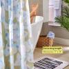 Society6 Shower Curtain – Bathroom Decor by Alison Janssen – Extra Long Fabric Shower Curtains for Bathroom, 72″ x 69″, Flower Stand – Blue(Yellow Roaming Wildflowers)