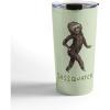 Society6 69799-trvlmg Huebucket Because Sloths Travel Mug, 20oz, Multi(Sassquatch)