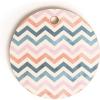 Society6 Bamboo Cutting Board- Kitchen Decor by Emanuela Carratoni – Unique Cutting Boards for Kitchen, 16″ x 10.5″ x 0.5″, Moontime On The Beach(Boho Chevron)