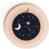Society6 Bamboo Cutting Board- Kitchen Decor by Emanuela Carratoni – Unique Cutting Boards for Kitchen, 16″ x 10.5″ x 0.5″, Moontime On The Beach(Love In Space)