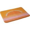 Society6 Bath Mat – Bathroom Decor by Alisa Galitsyna – Non-Slip Memory Foam Bathroom Rugs, Soft Microfiber, Machine Washable, 21″ x 34″, Lazy Summer Pattern 2(Warm Sunset)