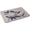 Society6 Bath Mat – Bathroom Decor by Megan Galante – Non-Slip Memory Foam Bathroom Rugs, Soft Microfiber, Machine Washable, 21″ x 34″, Arancia(Boho Botanica)