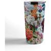 Society6 Burcu Korkmazyurek Birds and Snakes Travel Mug, 20oz, Birds and Snakes(Summer Botanical Garden VIII)