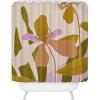 Society6 Shower Curtain – Bathroom Decor by Alisa Galitsyna – Extra Long Fabric Shower Curtains for Bathroom, 71″ x 74″, One Hundred Leaved Plant 9(Colorful Iris Flowers)