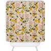 Society6 Shower Curtain – Bathroom Decor by Alison Janssen – Extra Long Fabric Shower Curtains for Bathroom, 72″ x 69″, Flower Stand – Blue(Alice’s Vintage Garden)