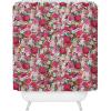 Society6 Shower Curtain – Bathroom Decor by Alison Janssen – Extra Long Fabric Shower Curtains for Bathroom, 72″ x 69″, Flower Stand – Blue(Never Too Many Flowers)