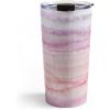 Society6 Travel Mug – Insulated Coffee Mugs with Lids by Monika Strigel – 20 oz Reusable Coffee Cup, Double-Wall Vacuum Insulated Coffee Tumbler, Within The Tides – Rose To Grey(Within The Tides Candy Pink)