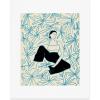Society6 Woman in A Field of Flowers – Wall Decor by Sandra Poliakov – Custom Trimmed Modern Wall Art Prints for Framing, 11” x 14”, Woman in A Field of Flowers(Woman in A Field of Flowers)