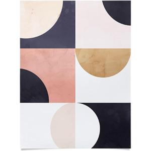 Society6 Emanuela Carratoni Boho Chevron Poster, 18×24(Geometric Moontime II)