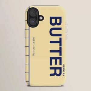Society6 Fast Foop Butter I iPhone Case (iPhone 16 Pro) Yellow(iPhone 16 Plus)