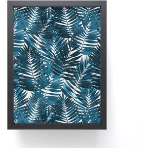 Society6 Octopus Rainbow Framed Mini Art Print – Wall Decor by Laura Graves – Framed, Small – Scale Work of Art with Gallery – Quality Ink, 3” x 4”, Light Maple Frame(Ocean Breeze Repeat Pattern)