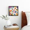 Society6 Abstract Modern Mid Century Canvas Print – Modern Wall Art by Ana Rut Bre Fine Art – Framed Canvas, Gallery-Quality Canvas with Fade-Resistant Ink, 10 X 10, Black