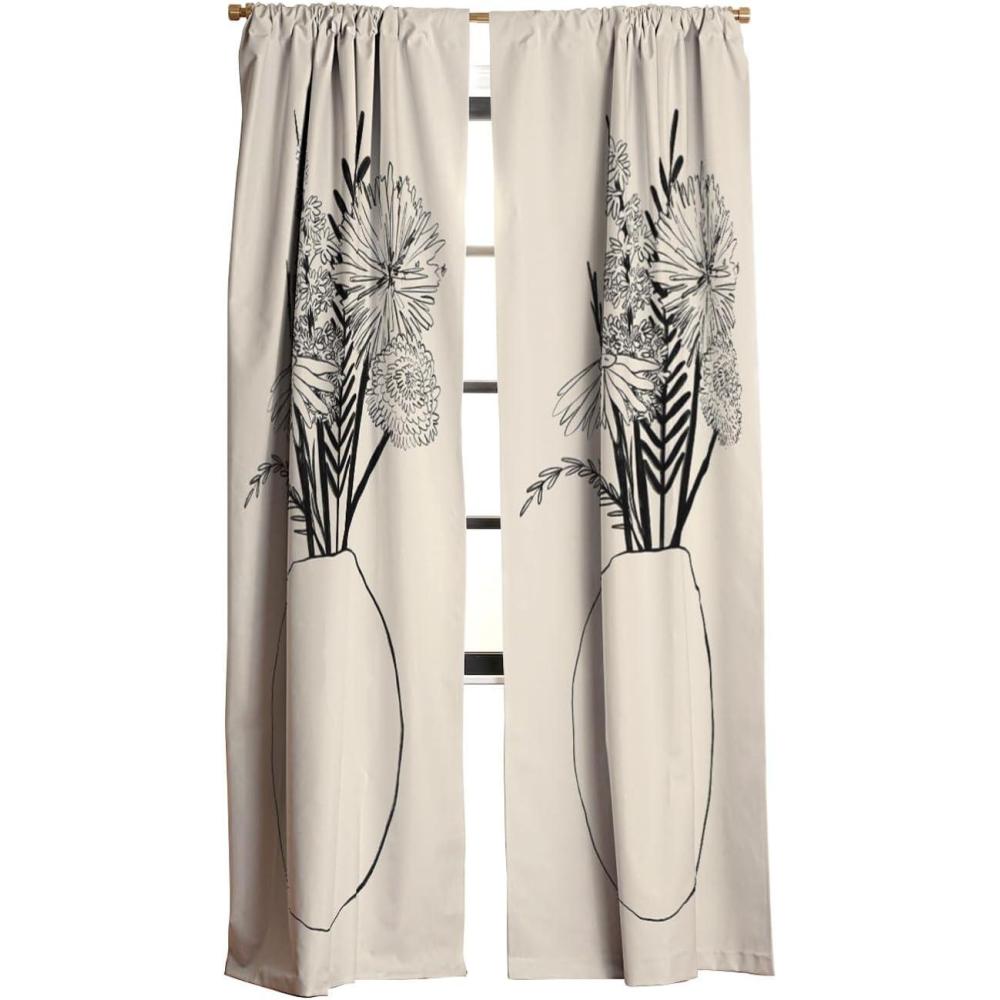 imageSociety6 Blackout Curtains  Window Decor by Sandra Poliakov  Extra Long Floor to Ceiling Curtains 50 x 96 Still Life with an AppleSpring Home