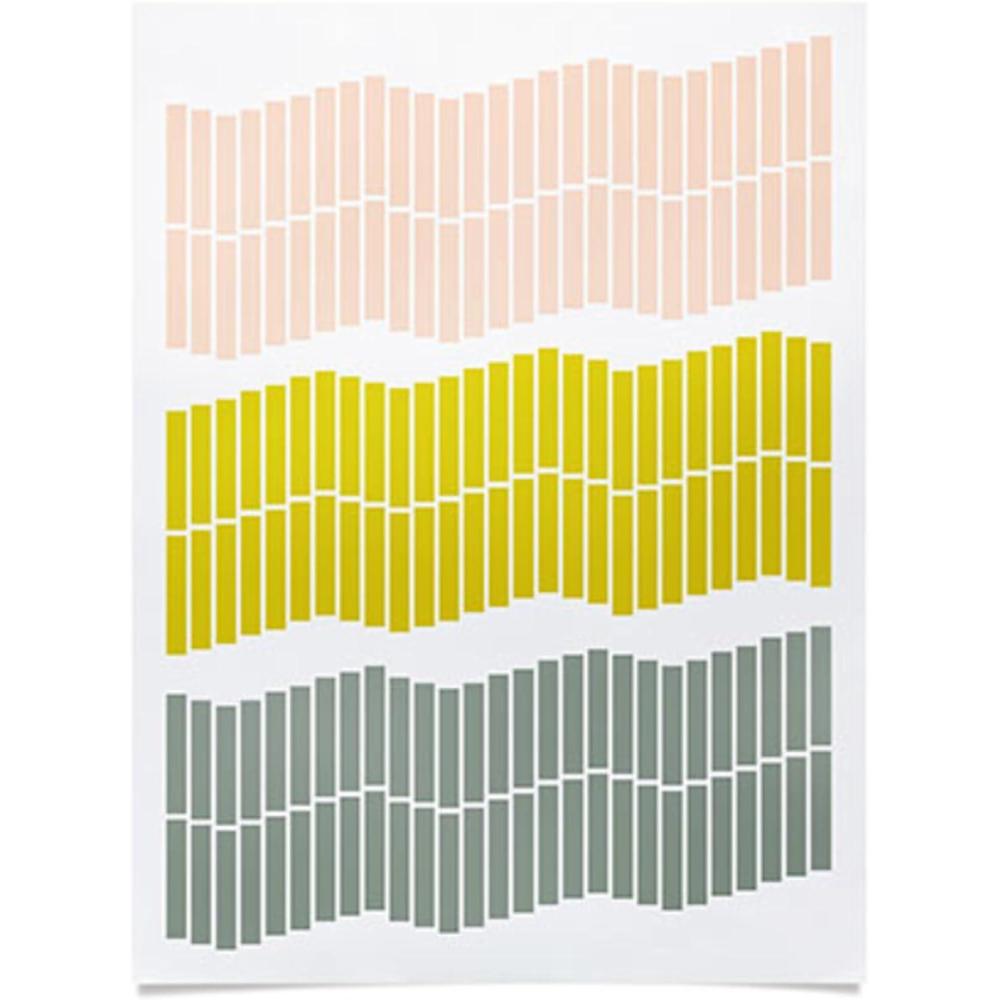 imageSociety6 June Journal Day and Night Rainbow PosterPastel Piano Keys