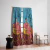 Society6 Blackout Curtains – Window Decor by Sandra Poliakov – Extra Long Floor to Ceiling Curtains, 50″ x 96″, Still Life with an Apple(Plant Lady at Home)