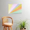 Society6 June Journal Day and Night Rainbow Poster(Pastel Rainbow Sunburst)