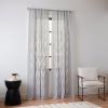 Society6 Sheer Curtains – Window Decor by Mile High Studio – Extra Long Floor to Ceiling Curtains, 50″ x 96″, Simply Folk Olive Branches(Simply Folk Olive Branches)