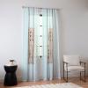 Society6 Sheer Curtains – Window Decor by Mile High Studio – Extra Long Floor to Ceiling Curtains, 50″ x 96″, Simply Folk Olive Branches(Well Sht)