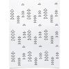 Society6 June Journal Day and Night Rainbow Poster(Minimalist Triangles in Black and White)