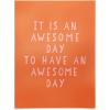Society6 June Journal Day and Night Rainbow Poster(Uplifting Awesome Day Design in Pink and Orange)