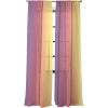 Society6 Sheer Curtains – Window Decor by Mile High Studio – Extra Long Floor to Ceiling Curtains, 50″ x 96″, Simply Folk Olive Branches(Frozen Ombre Silent Sunrise)