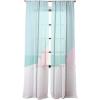 Society6 Sheer Curtains – Window Decor by Mile High Studio – Extra Long Floor to Ceiling Curtains, 50″ x 96″, Simply Folk Olive Branches(Minimal Beach Chair Turquoise)