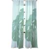 Society6 Sheer Curtains – Window Decor by Mile High Studio – Extra Long Floor to Ceiling Curtains, 50″ x 96″, Simply Folk Olive Branches(Minimal Monstera Leaves Green)