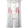 Society6 Sheer Curtains – Window Decor by Mile High Studio – Extra Long Floor to Ceiling Curtains, 50″ x 96″, Simply Folk Olive Branches(Simply Folk Red Poppies)