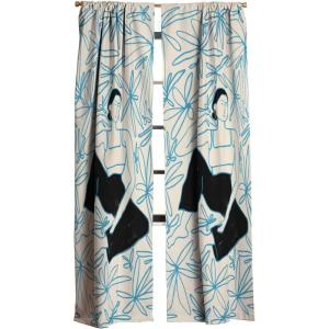 Society6 Blackout Curtains – Window Decor by Sandra Poliakov – Extra Long Floor to Ceiling Curtains, 50″ x 96″, Still Life with an Apple(Woman in a Field of Flowers)